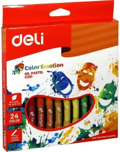 Deli EC20110 Oil Pastel High Quality Color For Perfect Blending