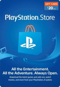 PlayStation Store ($20 US) PSN Card ( Instant Code )