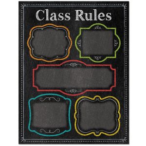Chalk It Up! Class Rules Chart CTP-1020