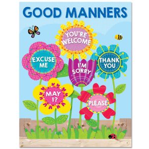 Garden of Good Manners Chart CTP-5556
