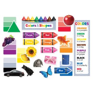 Colors & Shapes Mini Bulletin Board CTP-6978