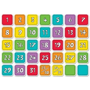 Colorful Calendar Days CTP-8234