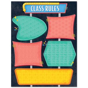 Mid-Century Mod Class Rules Chart CTP-8425