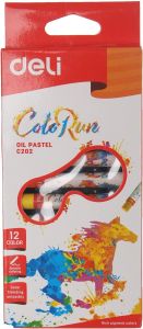 Deli Oil Pastel Colors , C20200, Set of 12 Pieces