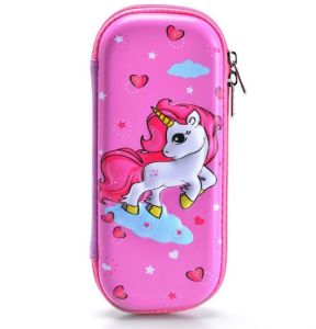 Eazy Kids 3D Pencil Case - Unicorn Pink