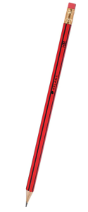 Atlas red pencil hb-2 Hexagonal grip 12pcs