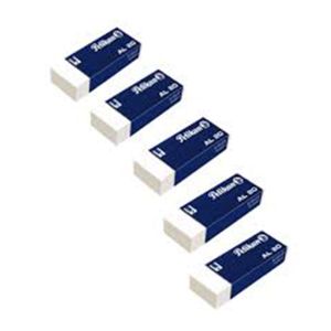 Pelikan Erasers AL 20 White Rubber, Pack of 10